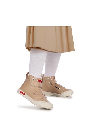 Kiko Kids Garf Günlük Cırtlı Kız Çocuk Bot Ayakkabı Ten Ten Ten Rengi