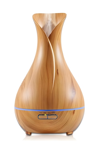 550 Ml Hava Nemlendirici Buhar Makinesi Ultrasonik Aroma Difüzör Oda Nemlendirici 7 Led Işıklı