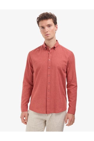 Pierre Cardin Erkek Kiremit Gömlek Desenli 50325356-vr031