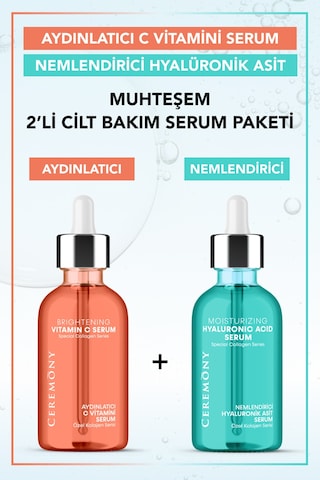 Ceremony Hyaluronik Asit + Vitamin C Serum 30 ML