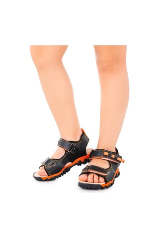 Kiko Kids Erkek Çocuk Sandalet Arz 2361 Siyah