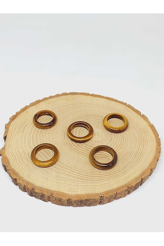 Kaplangözü Taşı Yüzük 6mm Kalınlığında Standart Ölçü 51506 Çok REnkli