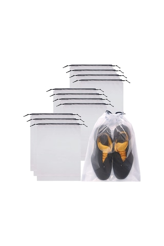 Konesam 12 Adet Su Geçirmez Pvc Çanta, Günlük Kullanım, Müşteriden Özel Renk Ve Baskı Seçenekli, Çift Çekmeli Sırt Çantası Seti Diğer