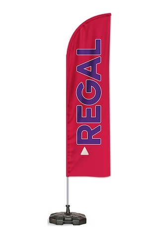 Regal Yelken Bayrak Pembe