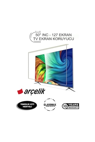 Arçelik 50u8500 Uyumlu 50" Inç 127 Ekran Tv Ekran Koruyucu