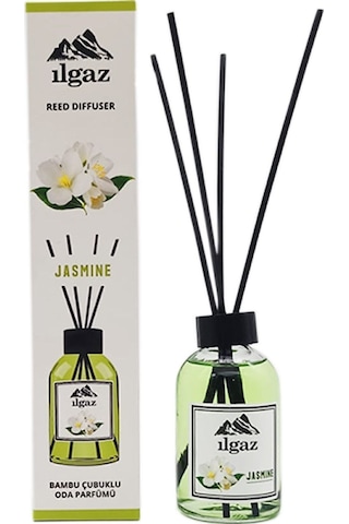 Ilgaz Jasmine Bambu Çubuklu Oda Kokusu 110 Ml & Sandal Ağacı Bambu Çubuklu Oda Kokusu 110 Ml 2'li Ortam Kokusu Seti Yasemin - Sandal