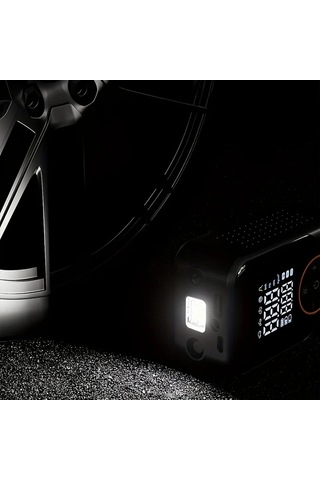Primepickings Portable Wireless Inflator Taşınabilir Kablosuz Dijital Basınç Göstergeli Usb Şarjlı Araç Bisiklet Için Hava Kompresörü