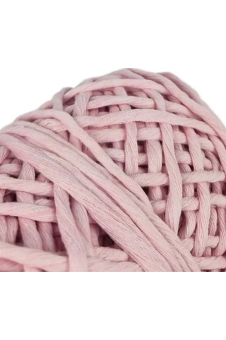 Makrome İpi 3 Mm 250 Gr Pembe Duvar Süsü, Çanta, Sepet Ve Dekoratif Hobi İpi