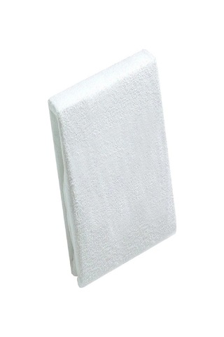 Altın Karma Havlu Lastikli Çarşaf Takımı 180x200 Cm 2 Adet 50x70 Cm Yastık Kılıfı Beyaz