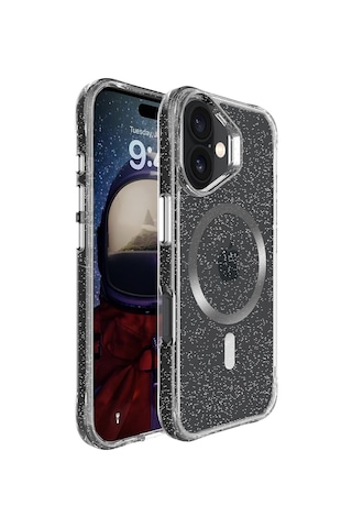 Bix Apple Uyumlu iPhone 16 Magsafe Simli Kılıf Shock Pocket Darbe Emici Teknolojili Çizilmeye Dayanıklı
