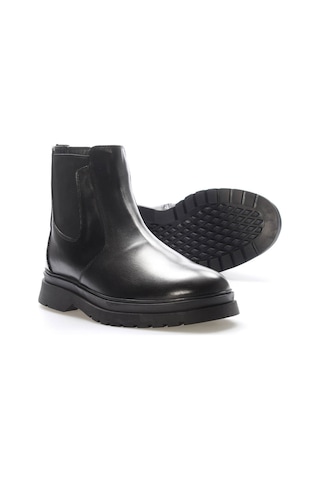 Hakiki Deri Kürklü Erkek Klasik Bot 209kma241 Siyah