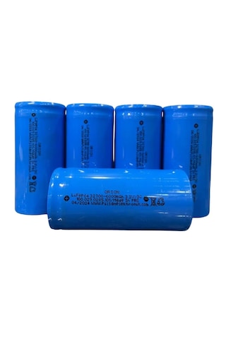 1 Adet 32700 Lifepo4 Pil 3.2v 6000 Mah 3c Ifr32700 Mavi
