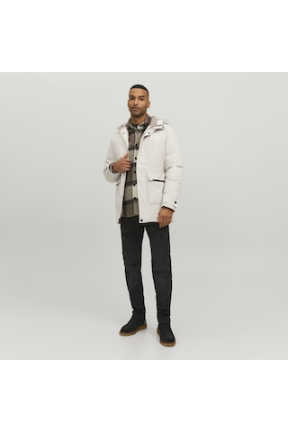 Jack & Jones Jjetıko Parka 12211896 Beyaz