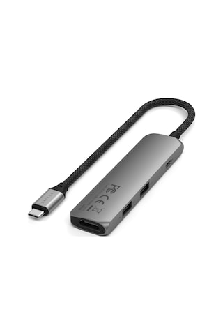 Satechi 4 İn 1 Usb-c Slim Multiport Adaptör 4k Uzay Grisi St-p4sm