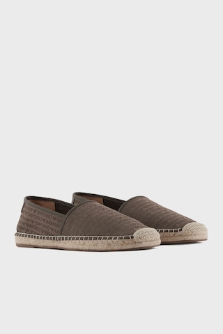 Emporio Armani Erkek Espadril X4s030 Xr338 U582 Koyu Kahve Koyu Kahverengi