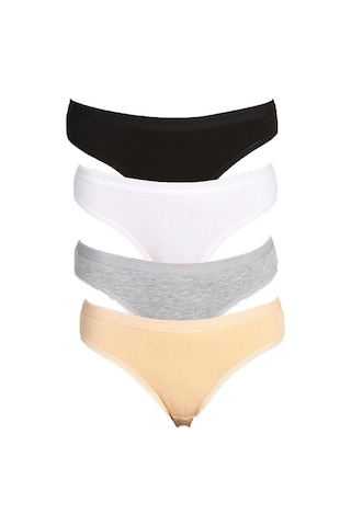 Tutku Iç Giyim 6Lı Kadın %100 Pamuklu Bikini Külot Iç Çamaşırı