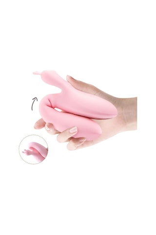 Lilitu Shop USB Şarjlı 10 Fonksiyonlu Klitoris Uyarıcılı Katlanabilir Teknolojik Tavşan Vibratör