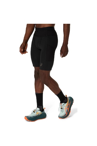 Asics Fujıtraıl Elıte Sprınter Erkek Siyah Beyaz Tayt 2011d267-001 Siyah Beyaz