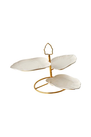 Suntek Magideal Cupcake Meyve Tatlısı Servis Tabakları Partiler Beyaz