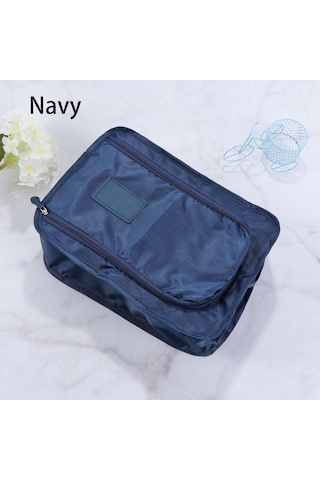 Moda Düzenleme Kutusu Su Geçirmez Seyahat Ambalaj Düzenleyici Çanta Ayakkabı Saklama Çantası Ev Yaşam Lacivert