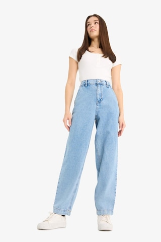 DeFacto Carrot Fit Beli Lastikli Bilek Boy Jean Yıkamalı Pantolon E1686AX25SMNM85