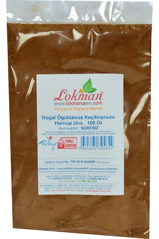 Lokman Avm Doğal Öğütülmüş Keçiboynuzu Harnup Unu 100 G