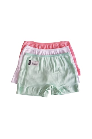 Tutku 0853 Kız Çocuk Pandora Şort 6'lı Paket Kombin Çok Renkli