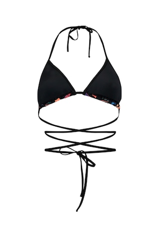Puma Swım Kadın Wrap Around Üçgen Bikini Üstü 938065 01 Siyah
