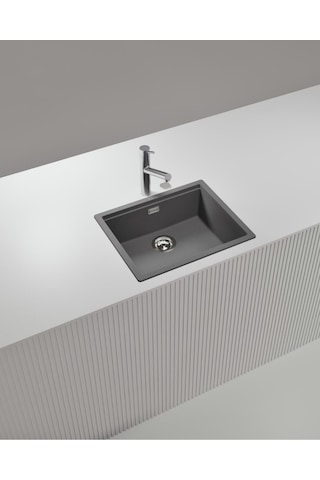 Schock - Lahti N100l Croma 50 Cm Tezgahaltı/tezgahüstü Granit Evye Diğer