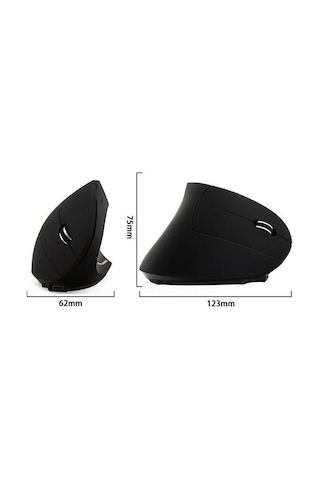 Jms 1600 Dpi Kablosuz Dikey Oyuncu Optik Mouse