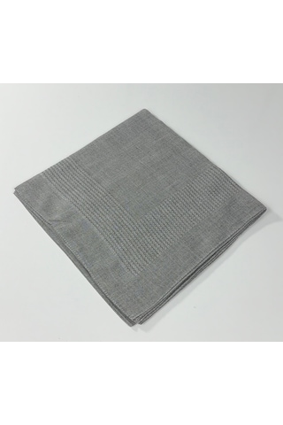 Miray Pano Pamuk Eşarp - 95 X 95 - 0622 Platin Gri