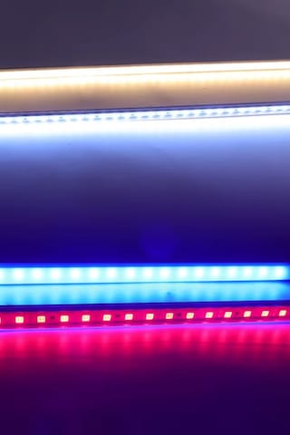 Alüminyum Kasalı Çubuk Bar Led 12v 72 Ledli 5730 Şeffaf Cam Kırmızı Led
