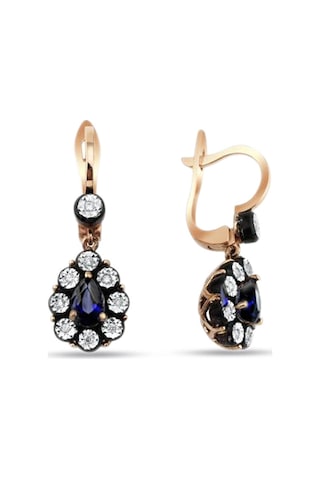 Damla Safir Elmas Küpe