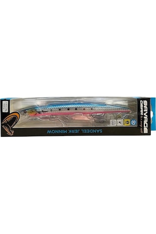 Savage Gear Jerk Minnow 175mm 29gr Sinking Maket Yem Pink Belly Sardine