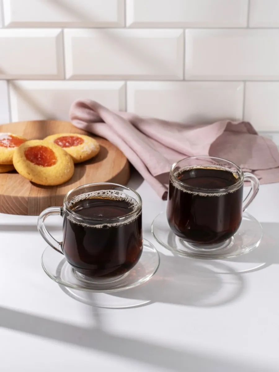 Purecrystal Çay Ve Kahve İçin Fincan Ve Tabak Seti 6 Parça 313126184 Beyaz