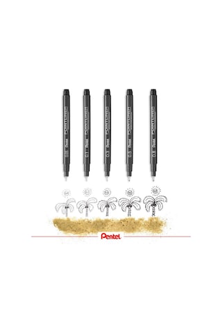 Pentel Pointliner Fiber Uçlu Teknik Çizim Kalemi 0.05mm