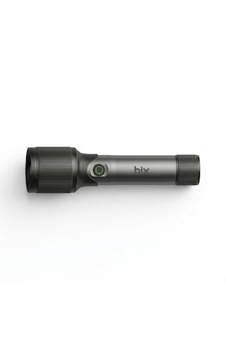 Bix Bx2132fl 24w Led, Max. 1000 Lümen Parlaklık 900 Metreye Kadar Menzilli 2000mah Kompakt El Feneri Metalik