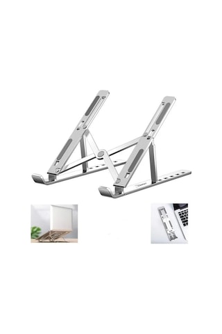 Alüminyum Manyetik Katlanabilir Ayarlı Dizüstü Laptop Standı At-03