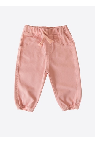 Kitikate Organik Gabardin Bebek Pantolon Pembe Pembe