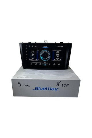 Toyota Avensis 2009-2015 Siyah Blueway 8-128 Tam Profesyonel Oem Multimedia 9"
