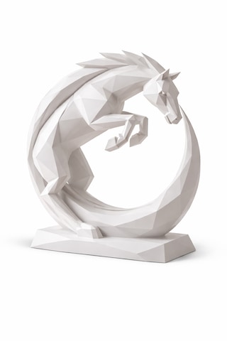 Low Poly Ejderha Figürü Fantastik Ejderha Heykeli 3d Baskı Dekoratif Masaüstü Süsü 0