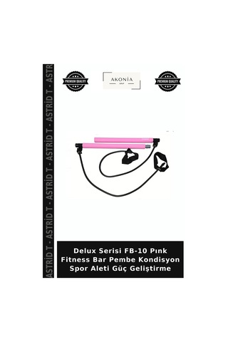 Delux Serisi Fb-10 Pınk Fitness Bar Pembe Kondisyon Spor Aleti Güç Geliştirme