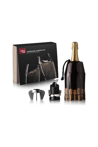 Vacu Vin Şampanya Seti Çok Renkli