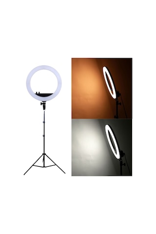Deyatech 14" 24 W Pro Ring Light + 2 M Stand