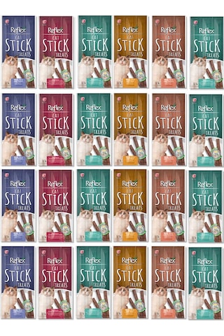 Reflex Stick Karışık Kedi Ödül Maması 24 x 15 G Reflex Stick Karışık Kedi Ödül Maması 24 x 15 G