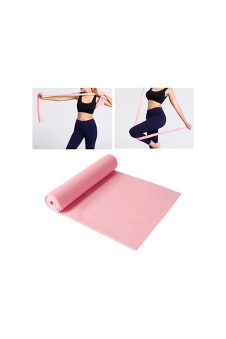 Pazly Pembe Pembe Jimnastik Için Homyl Esneme Egzersiz Direnç Dans Bandı Sv Pembe