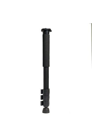 Ayex Km-3024 Monopod 160 Cm Yükseklik, Hafif 455 G , 5 Kg Taşıma Kapasiteli, 4 Bölüm Alüminyum Siyah