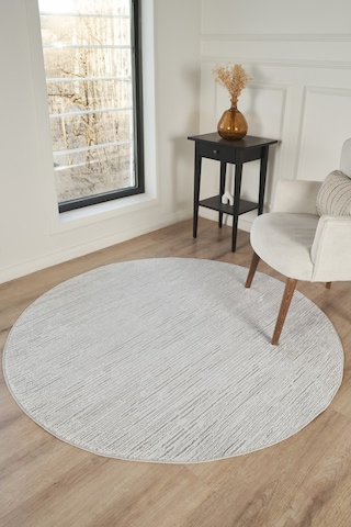 Modern Bej Halı Premium Dokuma, Yumuşak Ve Kolay Temizlenebilir Yüzey Gri