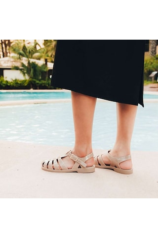 Igor S10258-183 BIARRITZ BRILLO Taupe Kadın Sandal Kum Rengi