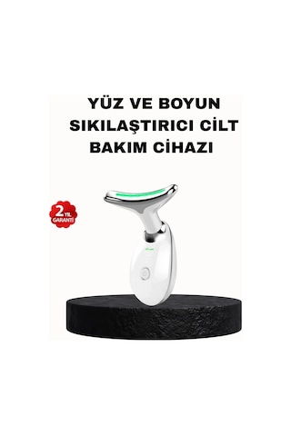 Ems Mikro Akım Yüz Ve Boyun Sıkılaştırıcı Cihaz 7000 Vpm Titreşim Isı Terapili